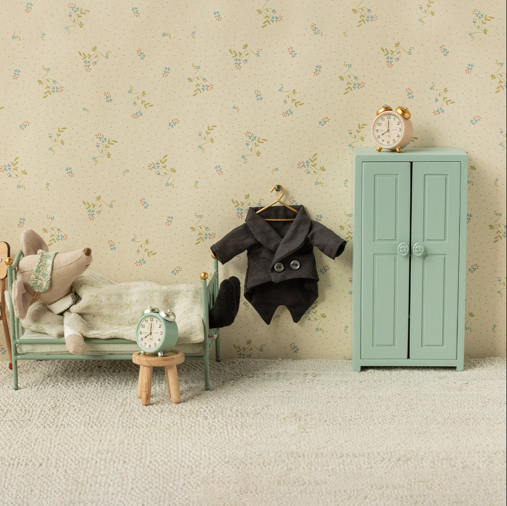 Kleiderschrank für Maileg Maus soft blue- Zubehör Maileg Schrank