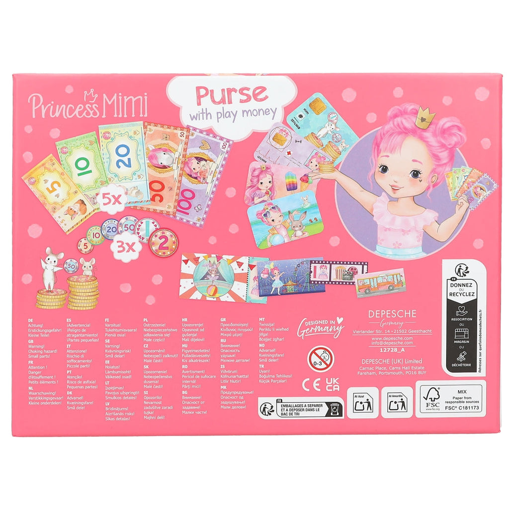Princess Mimi Portemonnaie mit Spielgeld Set