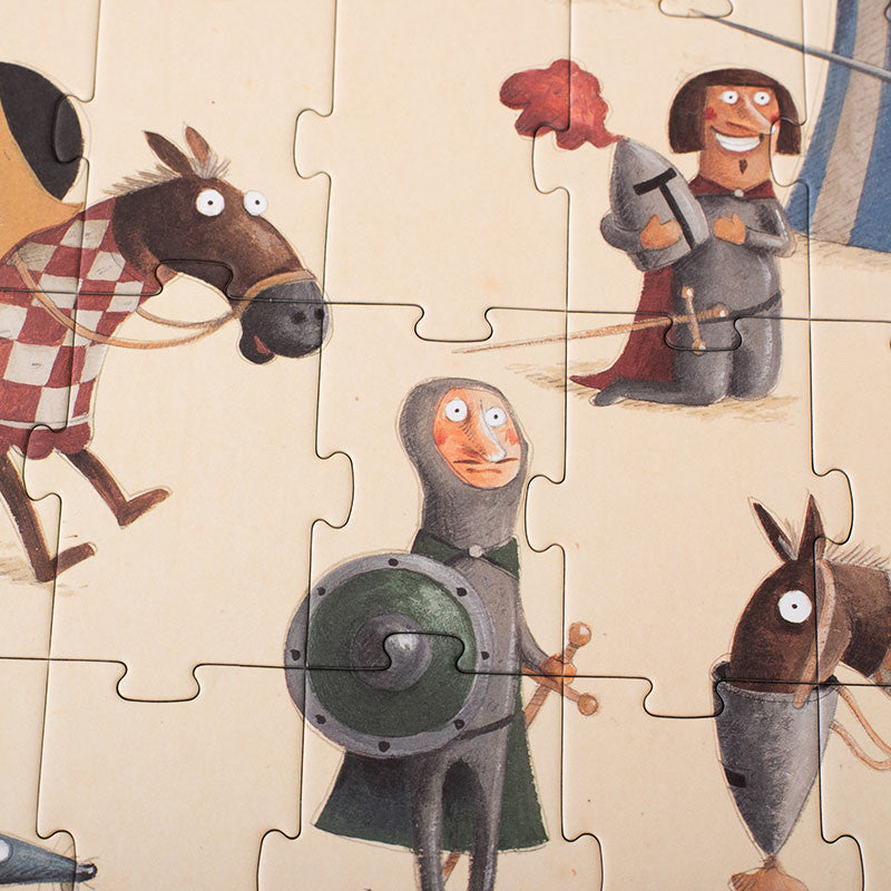 Ritter Puzzle / Puzzle "I'm a Knight" - 100 Teile ab 5 bis 8 Jahren