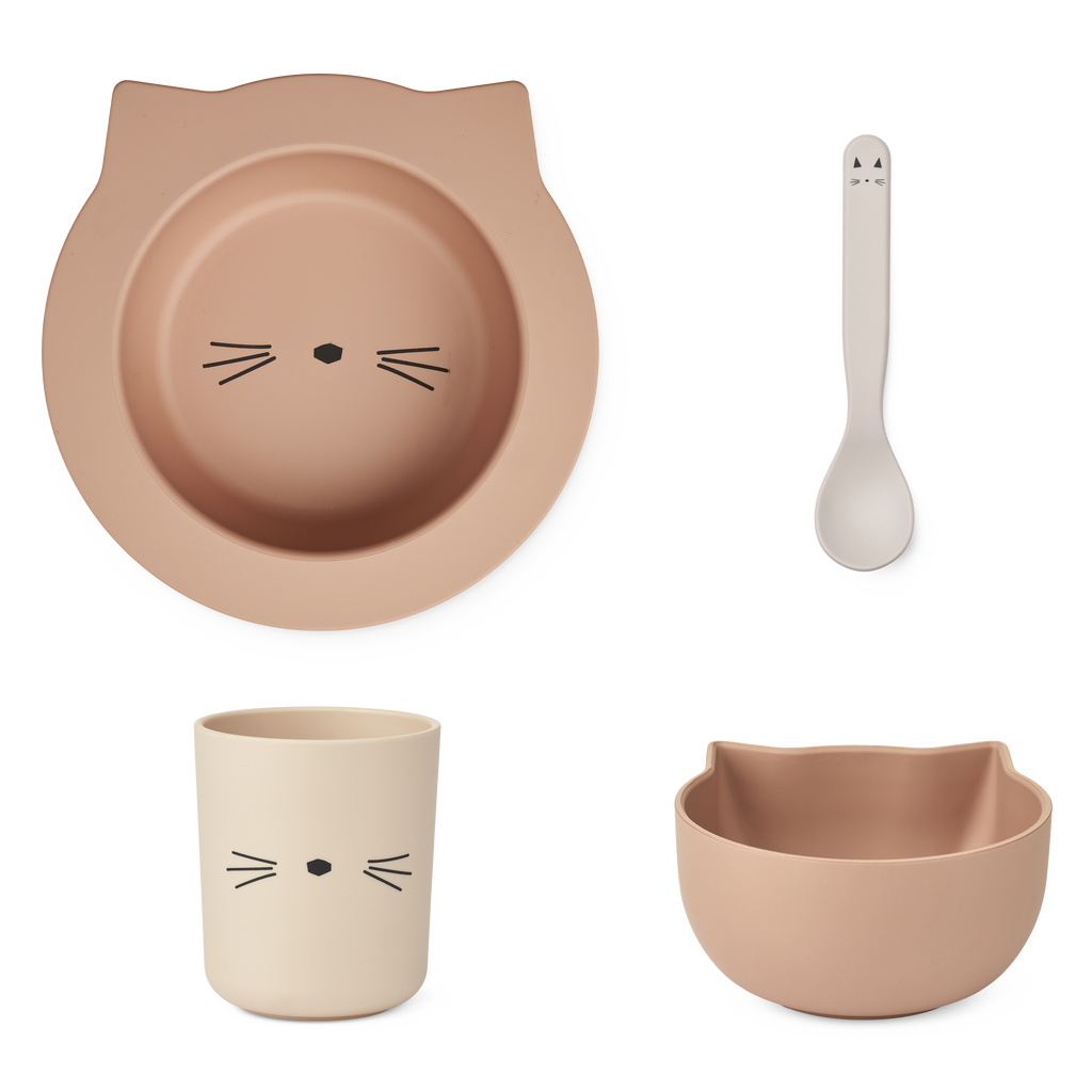 Joana Essens-Set aus Teller, Schüssel, Tasse und Löffel - perfektes Geschenk