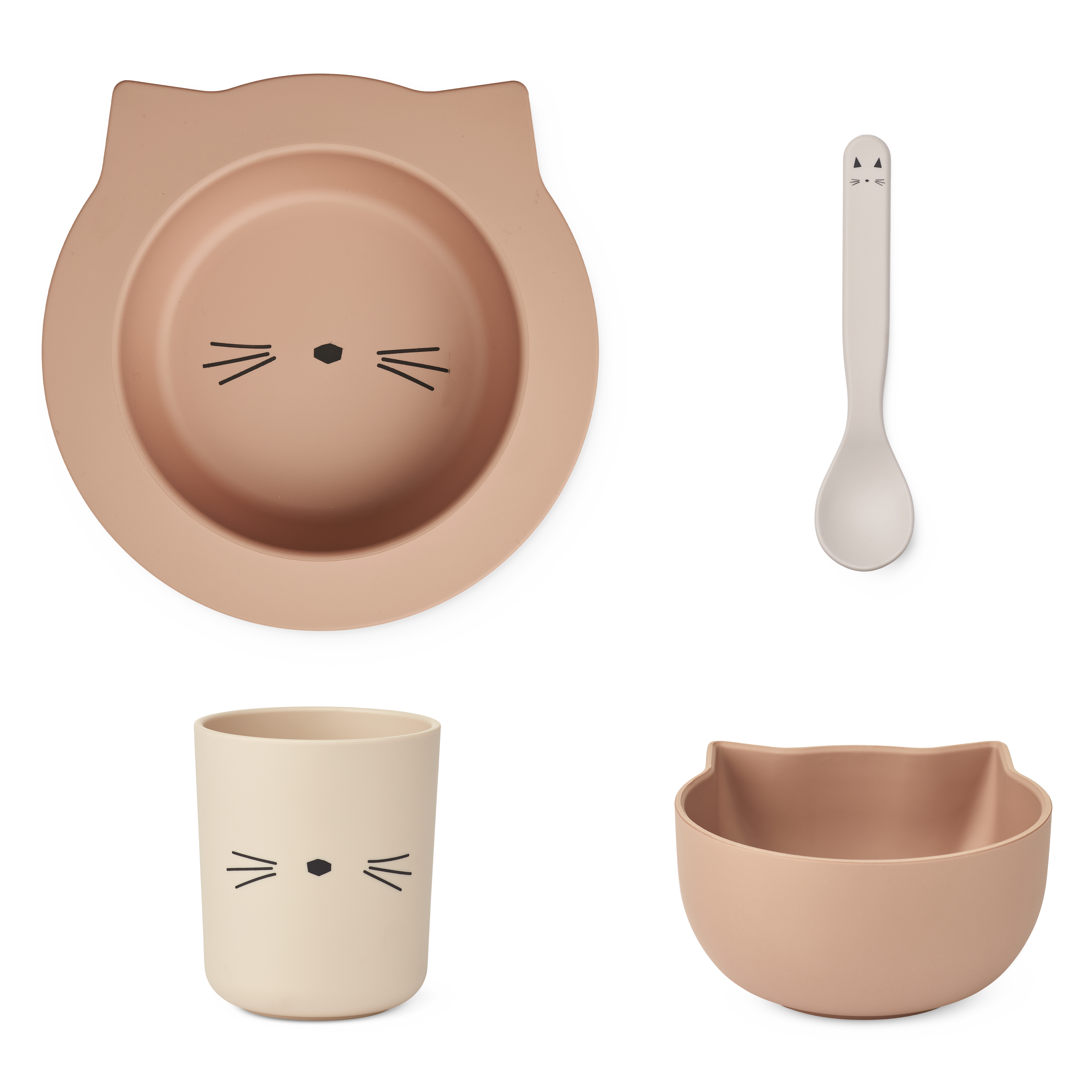 Joana Essens-Set aus Teller, Schüssel, Tasse und Löffel - perfektes Geschenk
