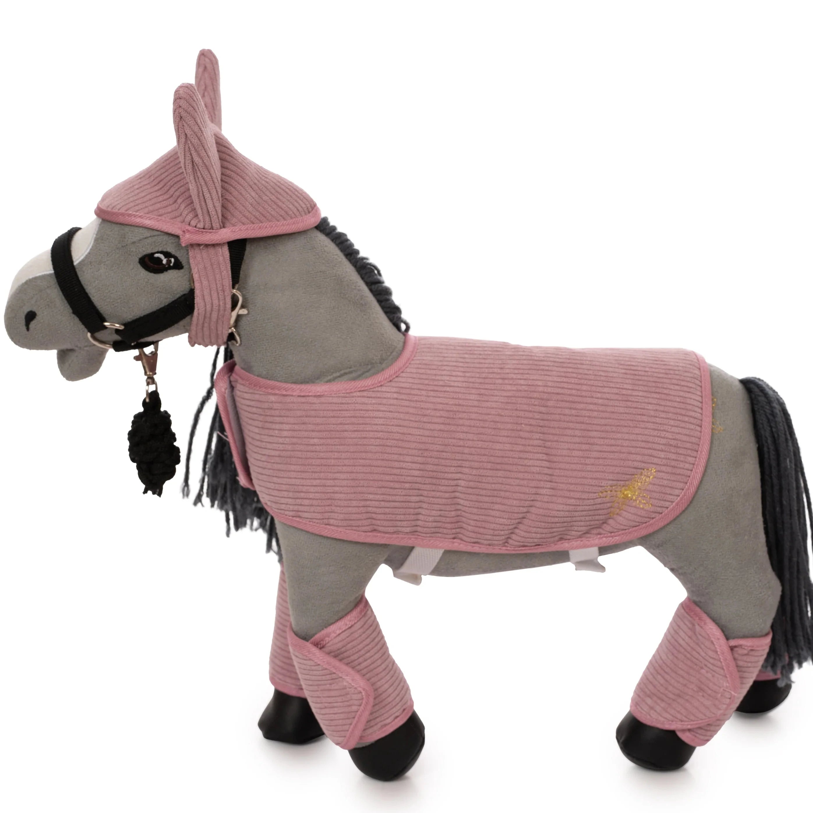 Accessoires für Mini Pferd, 2 Farben  - Kleines Pferd Kuscheltier (30cm)