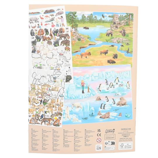 Stickerbuch Create your Zoo