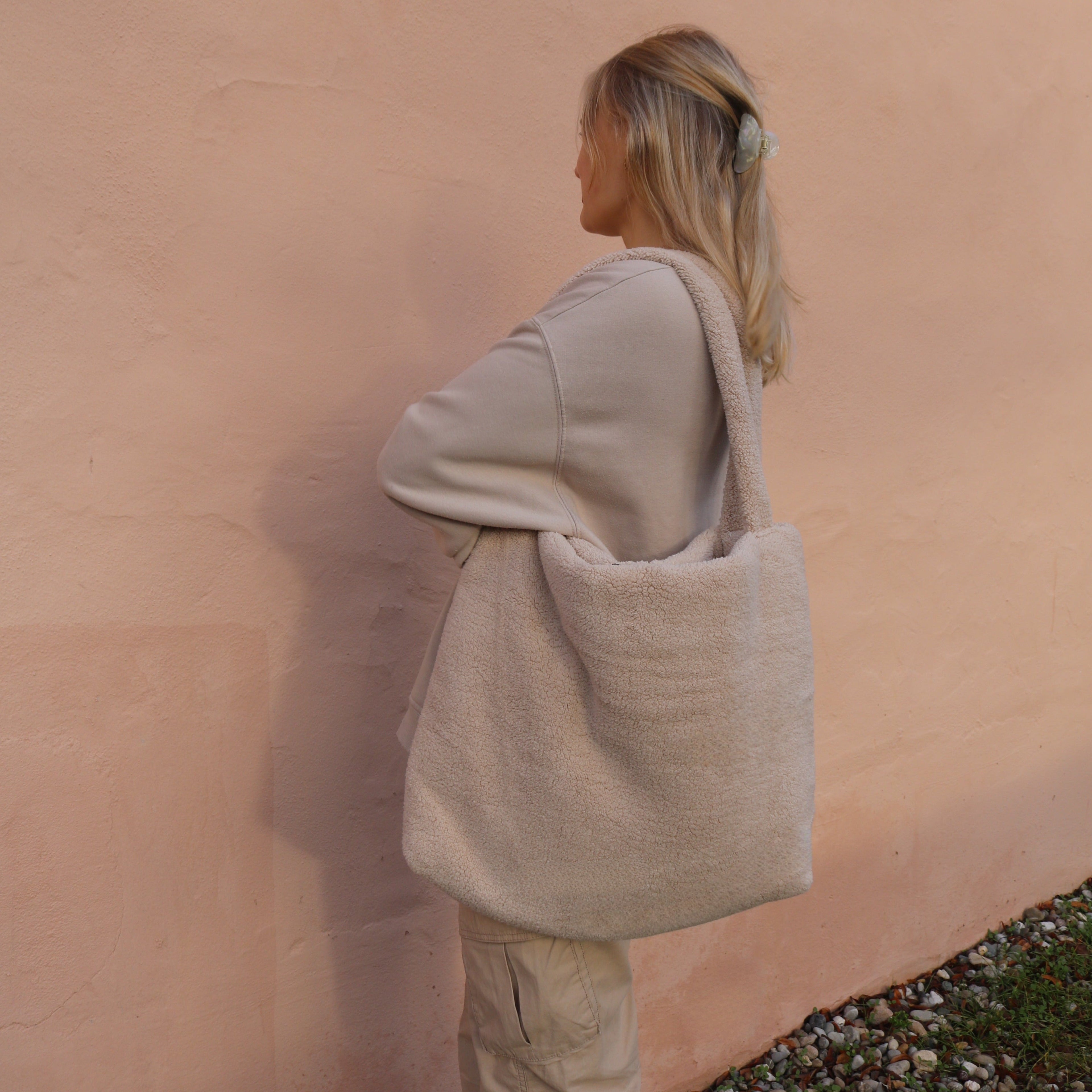 Teddy Mom-Bag mit 5 Fächern und Druckknopf - Handtasche