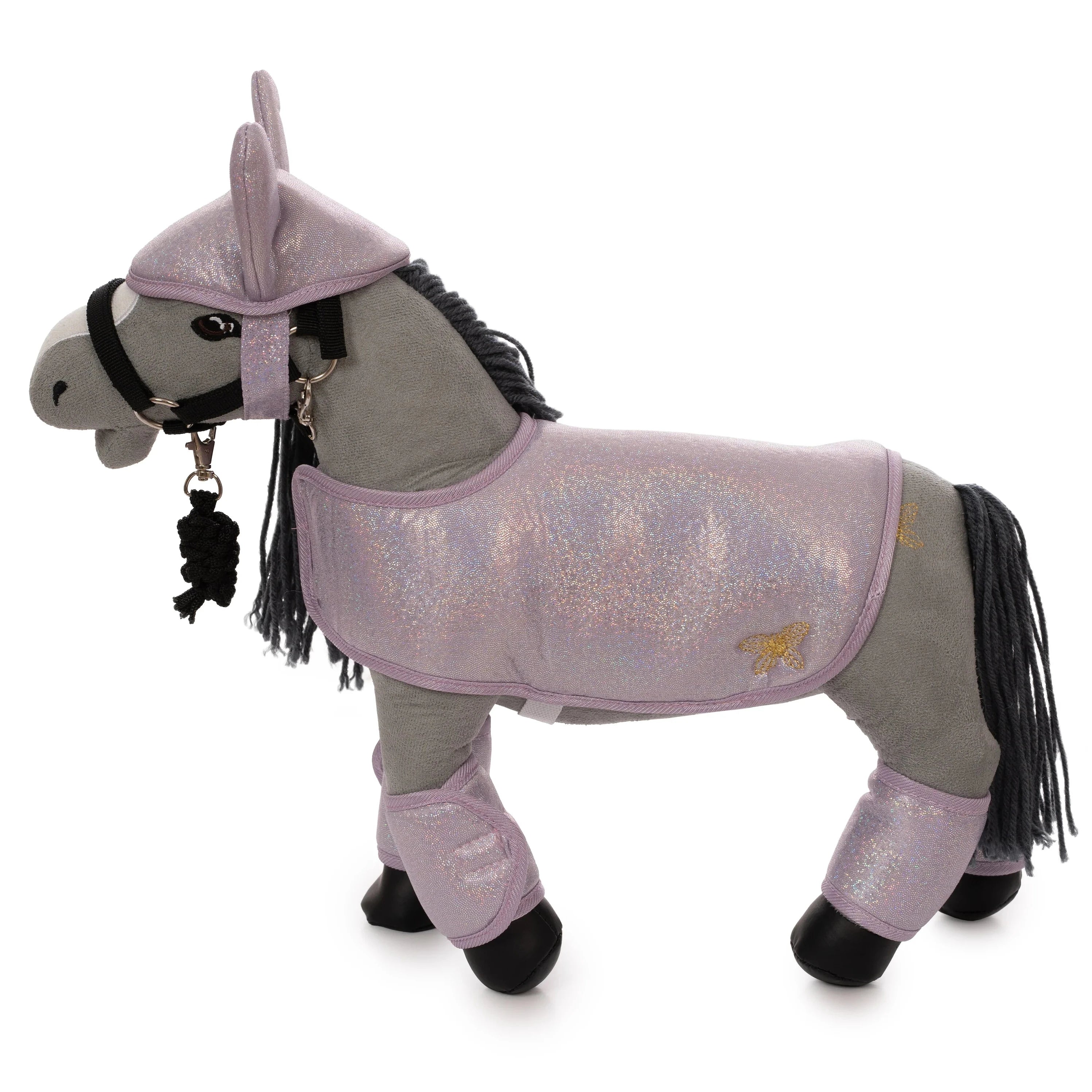 Accessoires für Mini Pferd, 2 Farben  - Kleines Pferd Kuscheltier (30cm)