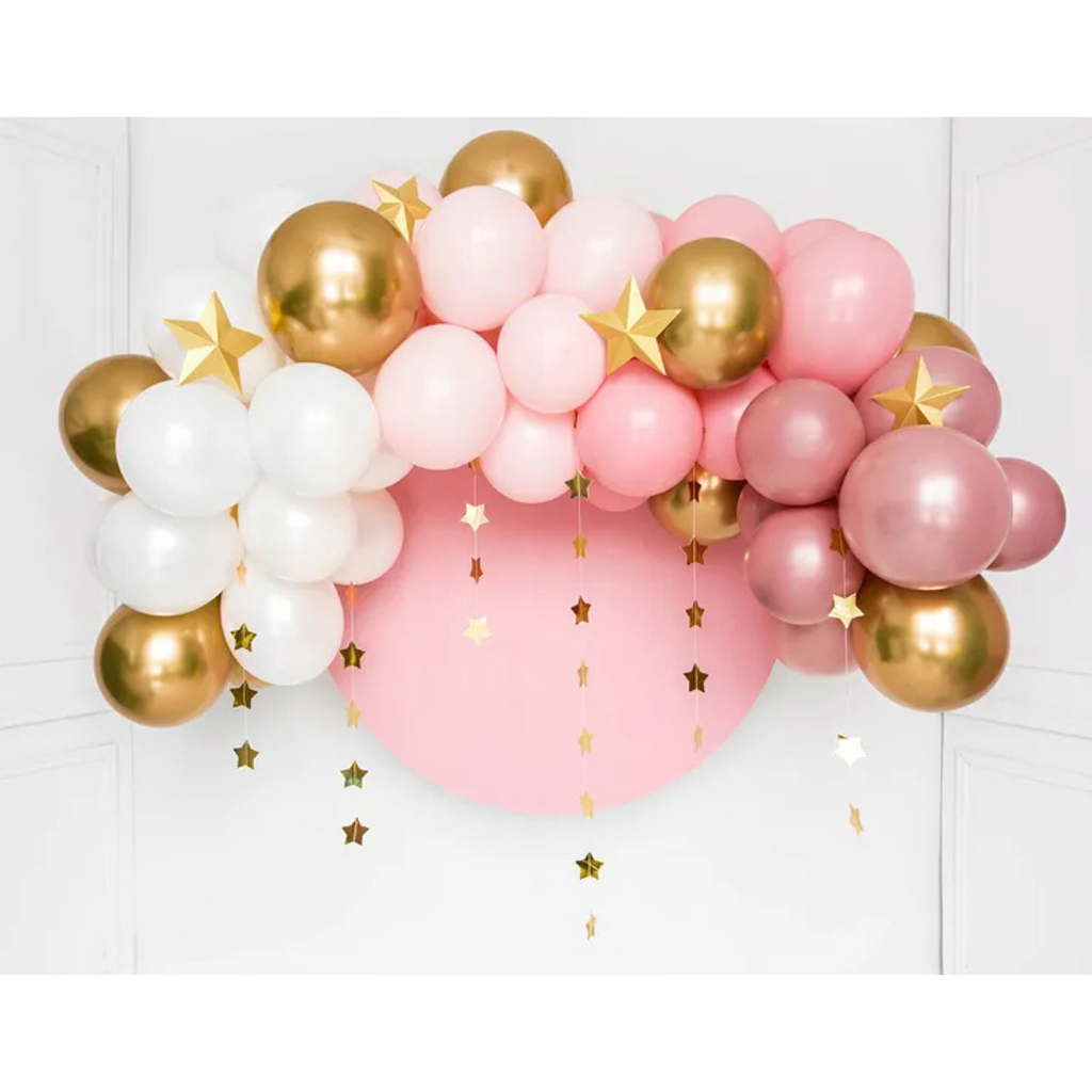 Ballongirlande, Rosa - Party Dekoration Baby Shower & Gender Reveal Party