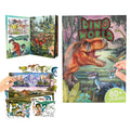 Dino World Stickerheft mit Puffy Stickern - Stickerbuch für Dinofans