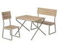 Garten Set Tisch mit Bank und Stuhl - Maileg Zubehör
