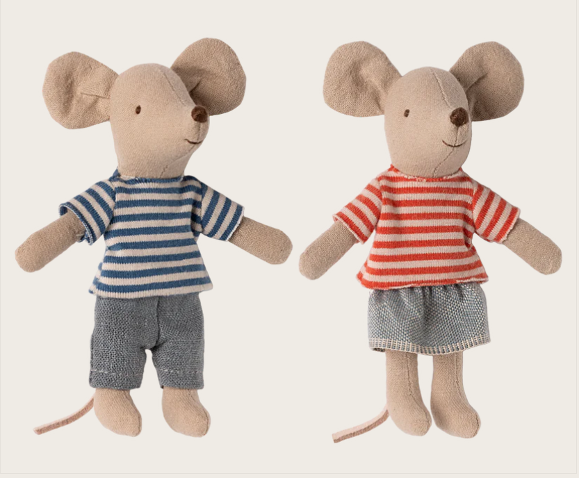 LouiMax and Stella - Maileg kleiner Bruder und Schwester Maus