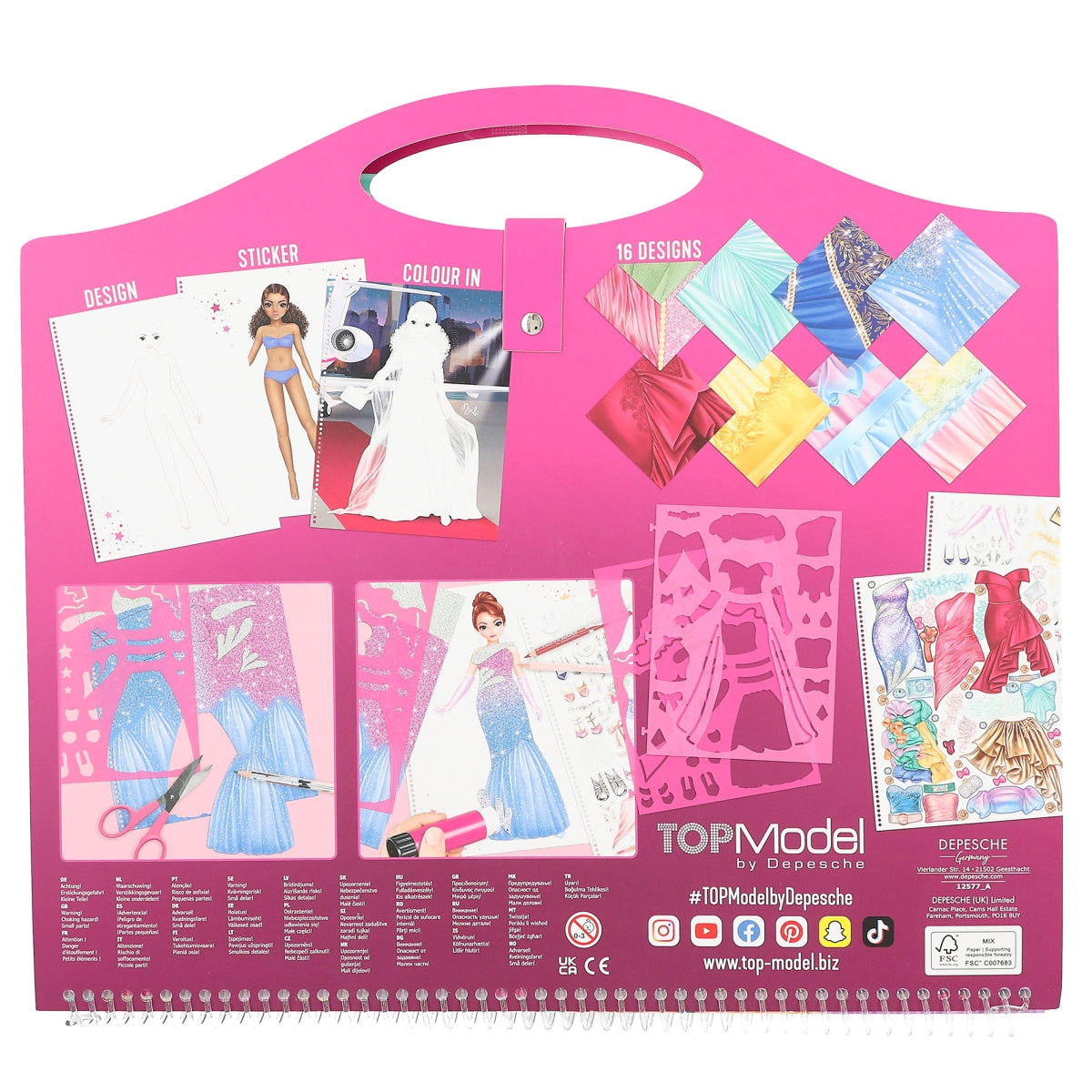 TOPModel Create your  Galmour Special Malbuch