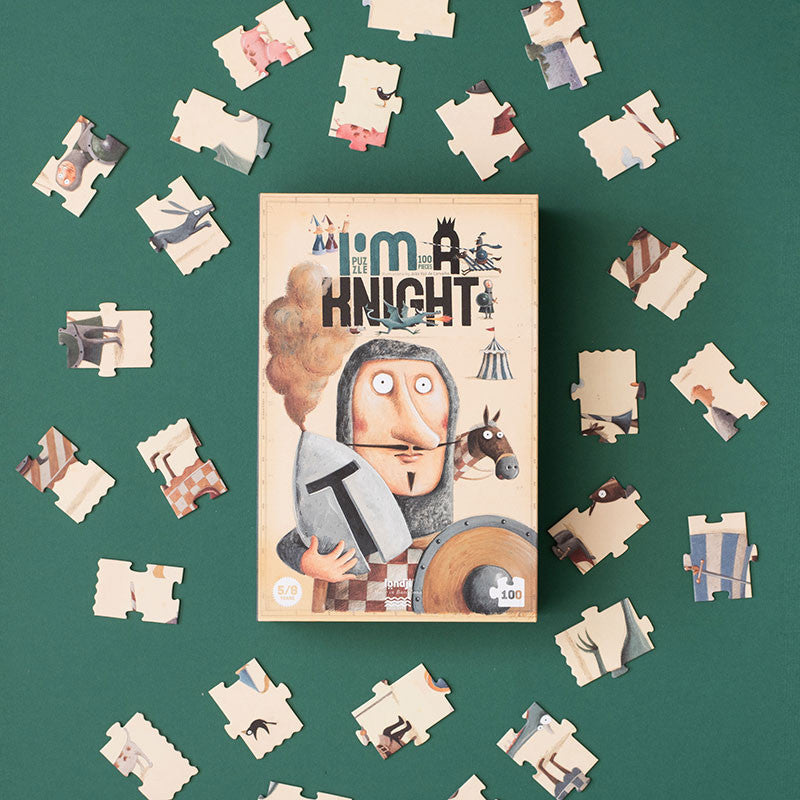 Ritter Puzzle / Puzzle "I'm a Knight" - 100 Teile ab 5 bis 8 Jahren