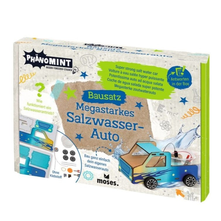 PhänoMINT Bausatz Megastarkes Salzwasser-Auto