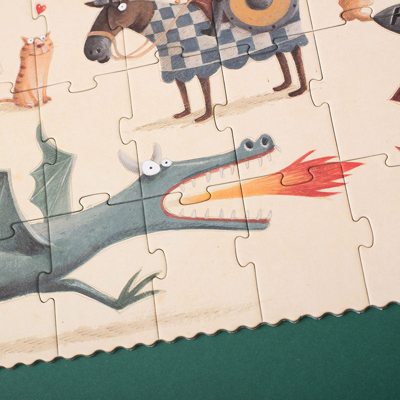 Ritter Puzzle / Puzzle "I'm a Knight" - 100 Teile ab 5 bis 8 Jahren
