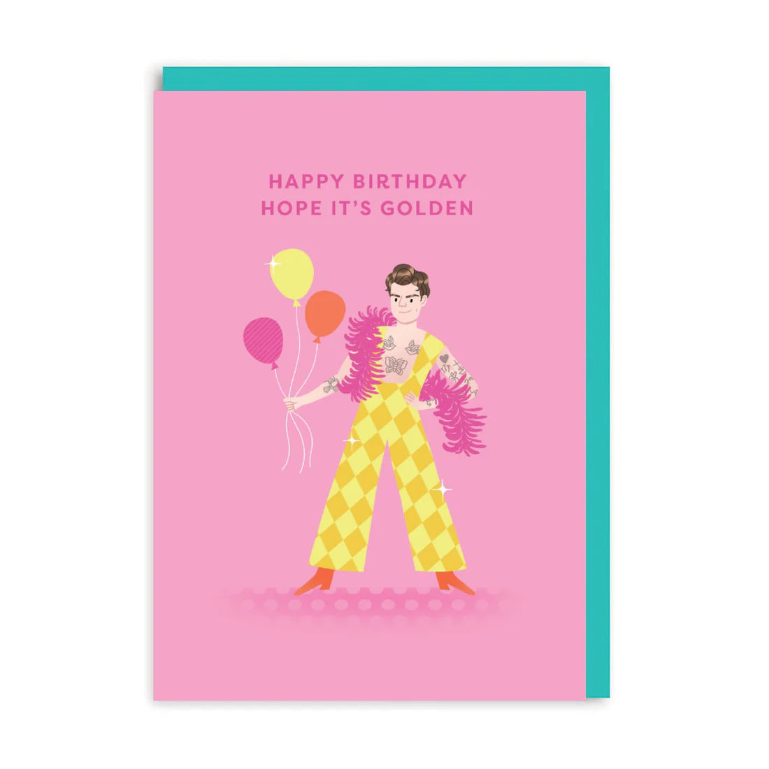 Geburtstagskarte - Harry Styles Golden Birthday