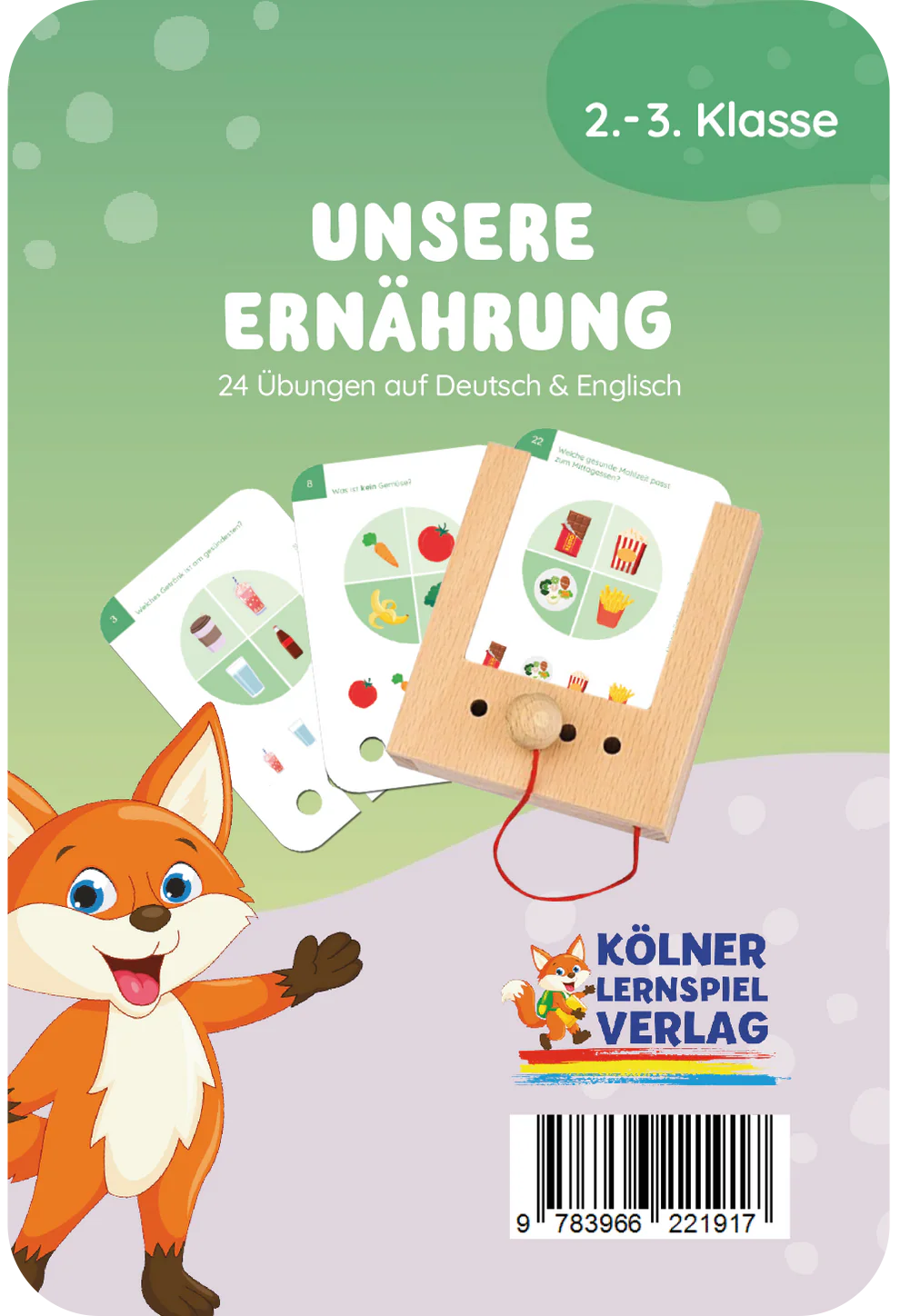 Unsere Ernährung, 2-3 Klasse - Kartensatz für den Lochkasten