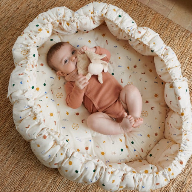 Ola Babynest / Aktivitätsdecke / Spieldecke - Bio-Baumwolle