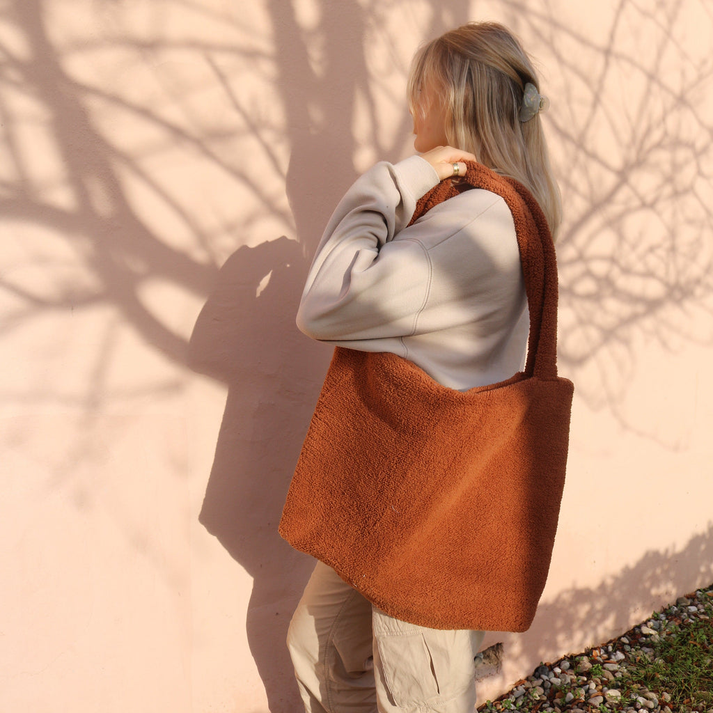 Teddy Mom-Bag mit 5 Fächern und Druckknopf - Handtasche
