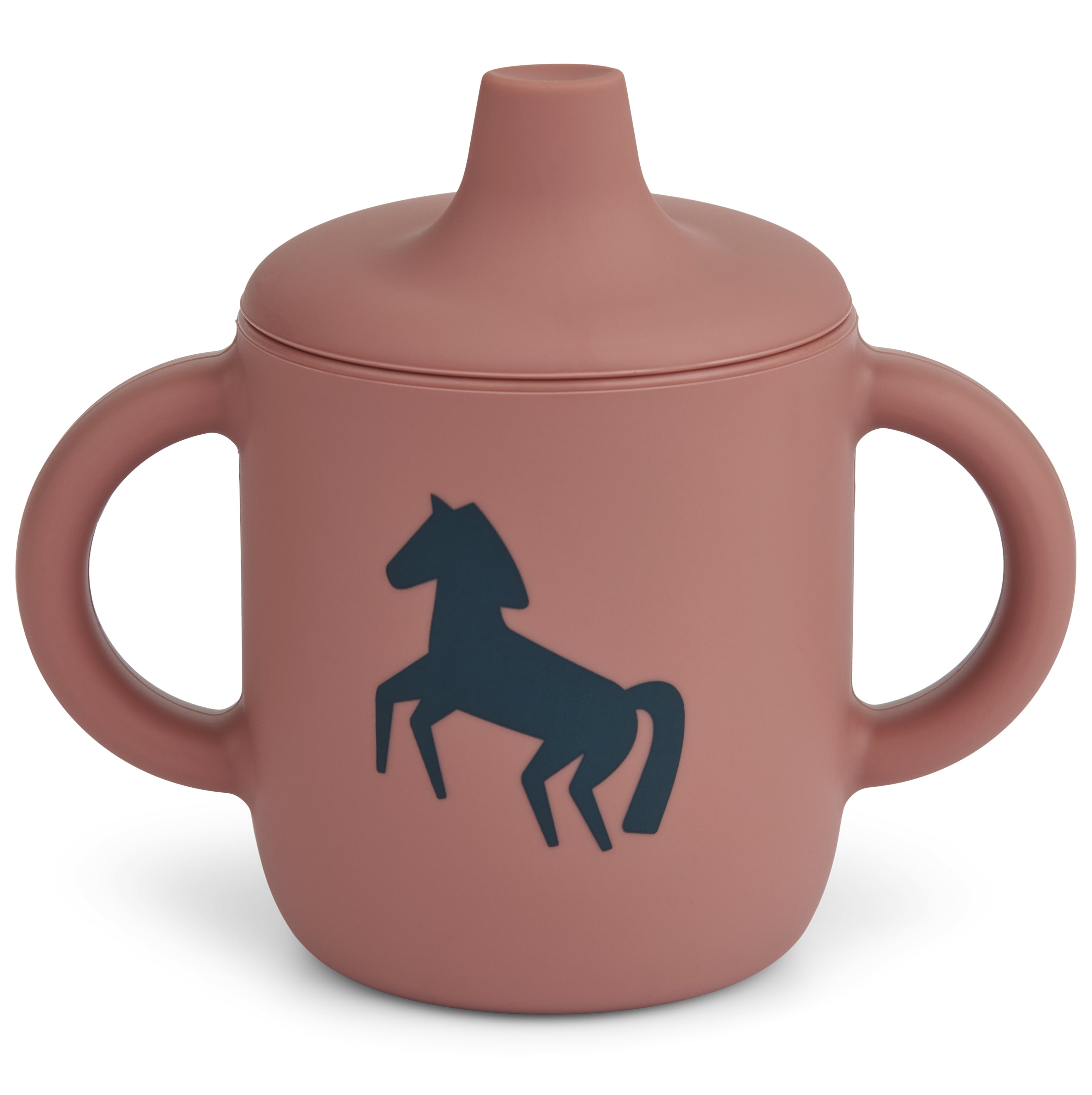 Schnabeltasse aus Silikon / Trinklerntasse mit Griffen
