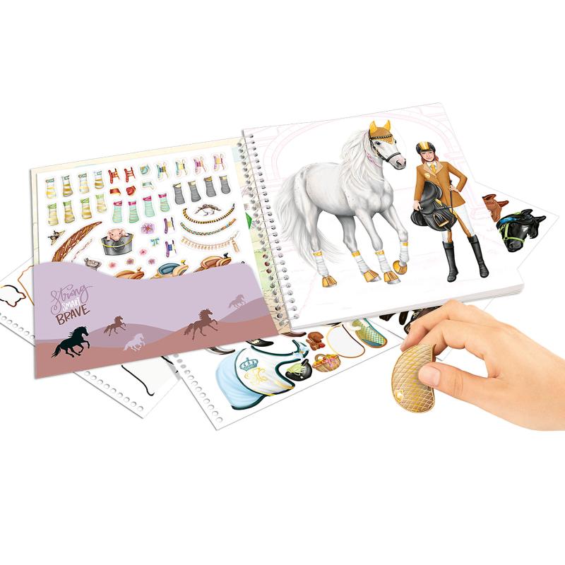 Miss Melody Dress me up Mal- und Stickerbuch
