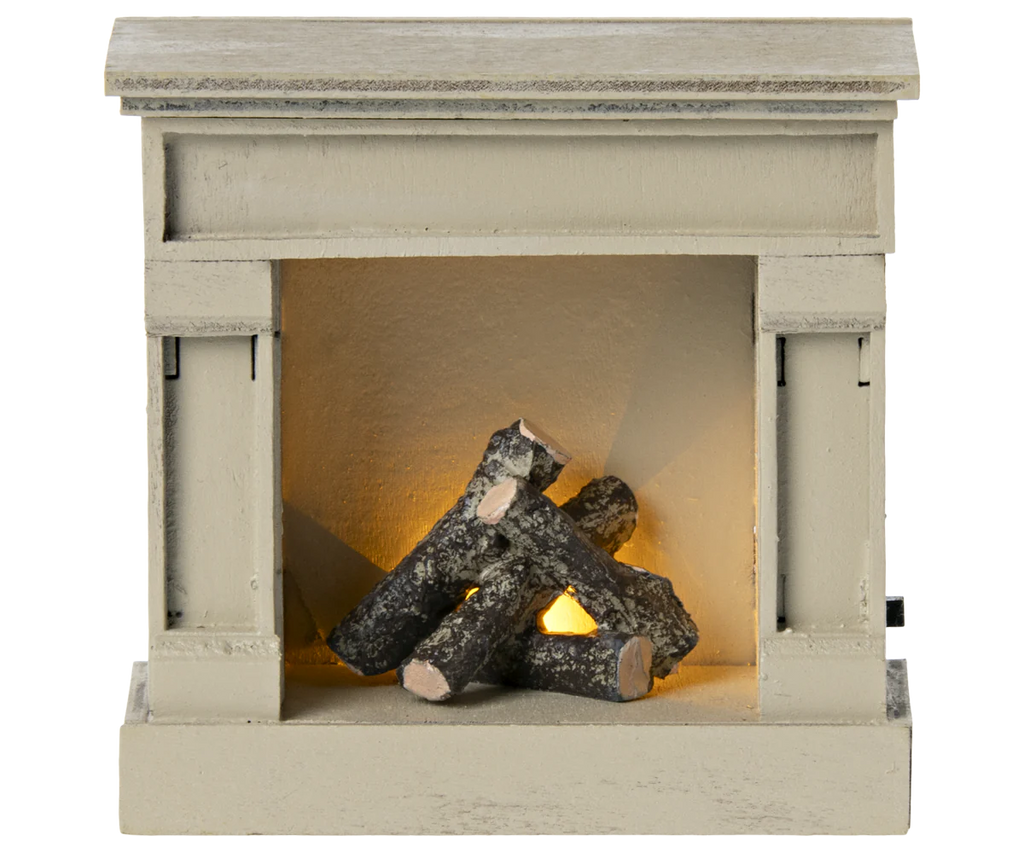 Miniatur-Kamin "Off-white" - Zubehör Maileg