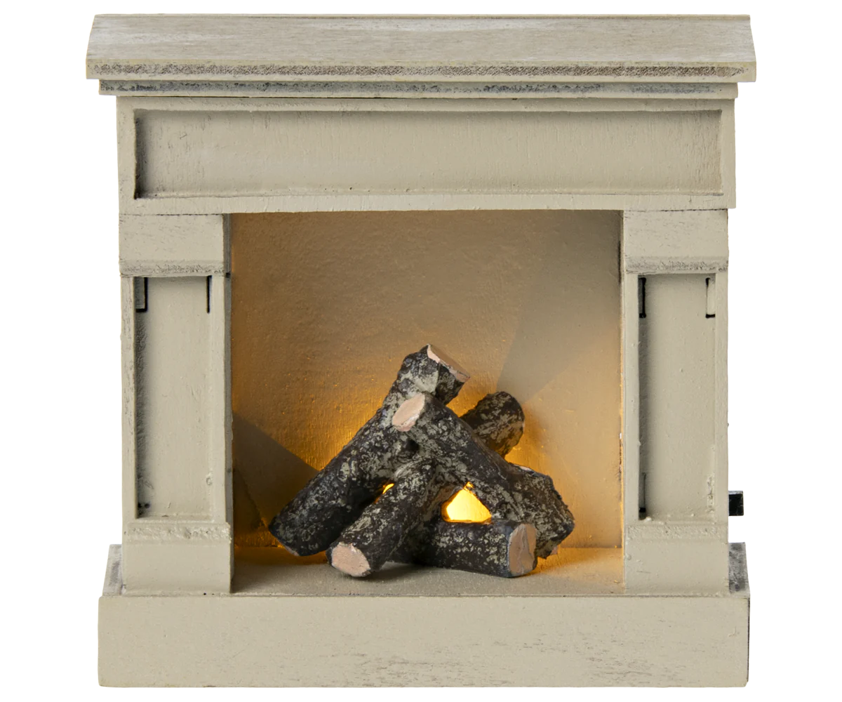 Miniatur-Kamin "Off-white" - Zubehör Maileg