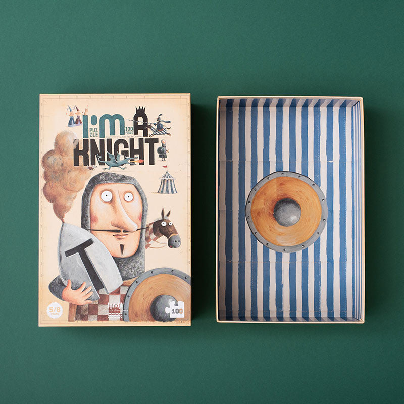 Ritter Puzzle / Puzzle "I'm a Knight" - 100 Teile ab 5 bis 8 Jahren