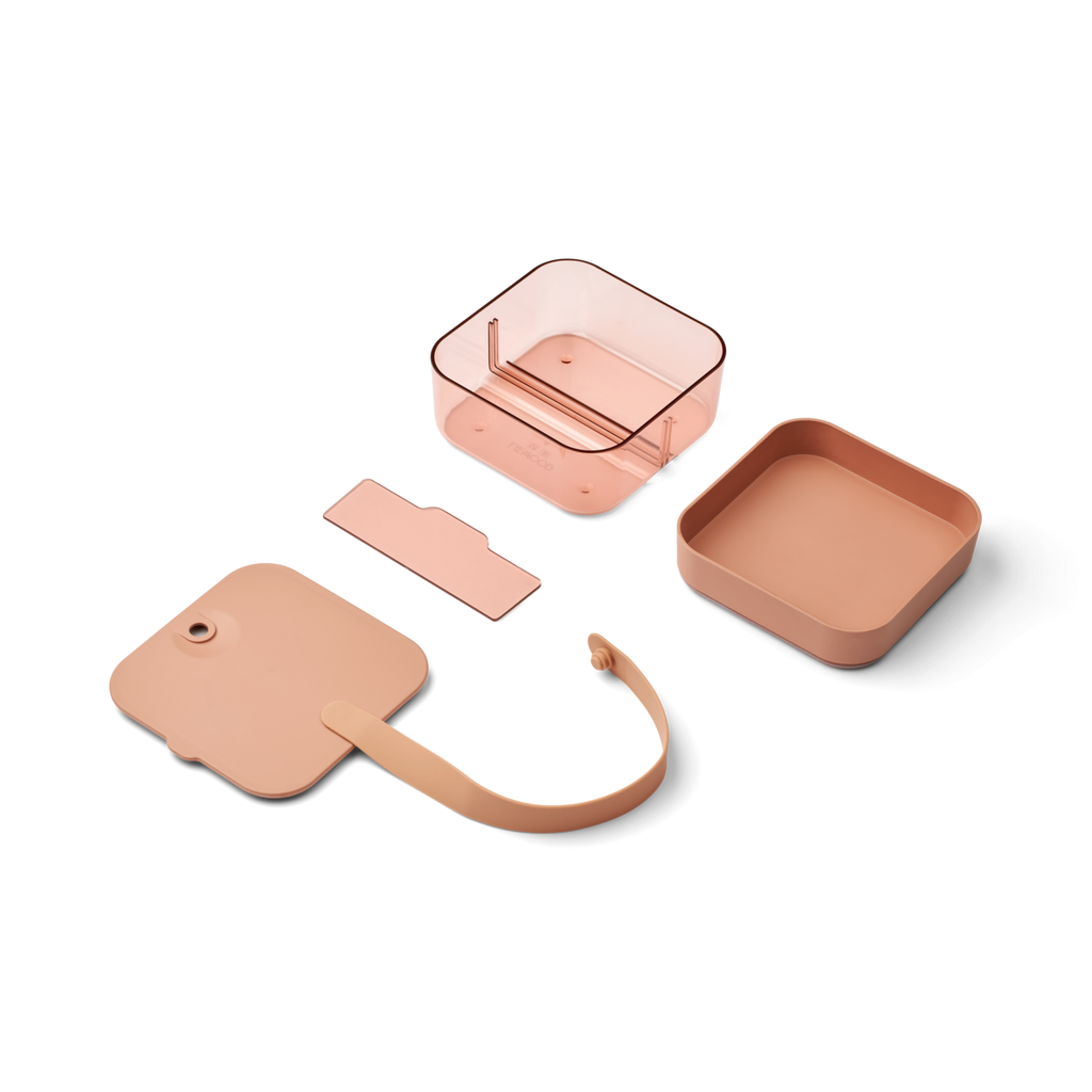 Amandine transparente Bento Box / Brotdose mit Unterteilungen