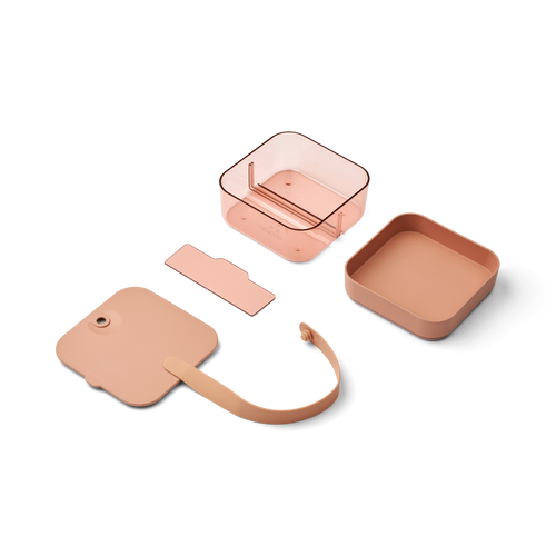 Amandine transparente Bento Box / Brotdose mit Unterteilungen