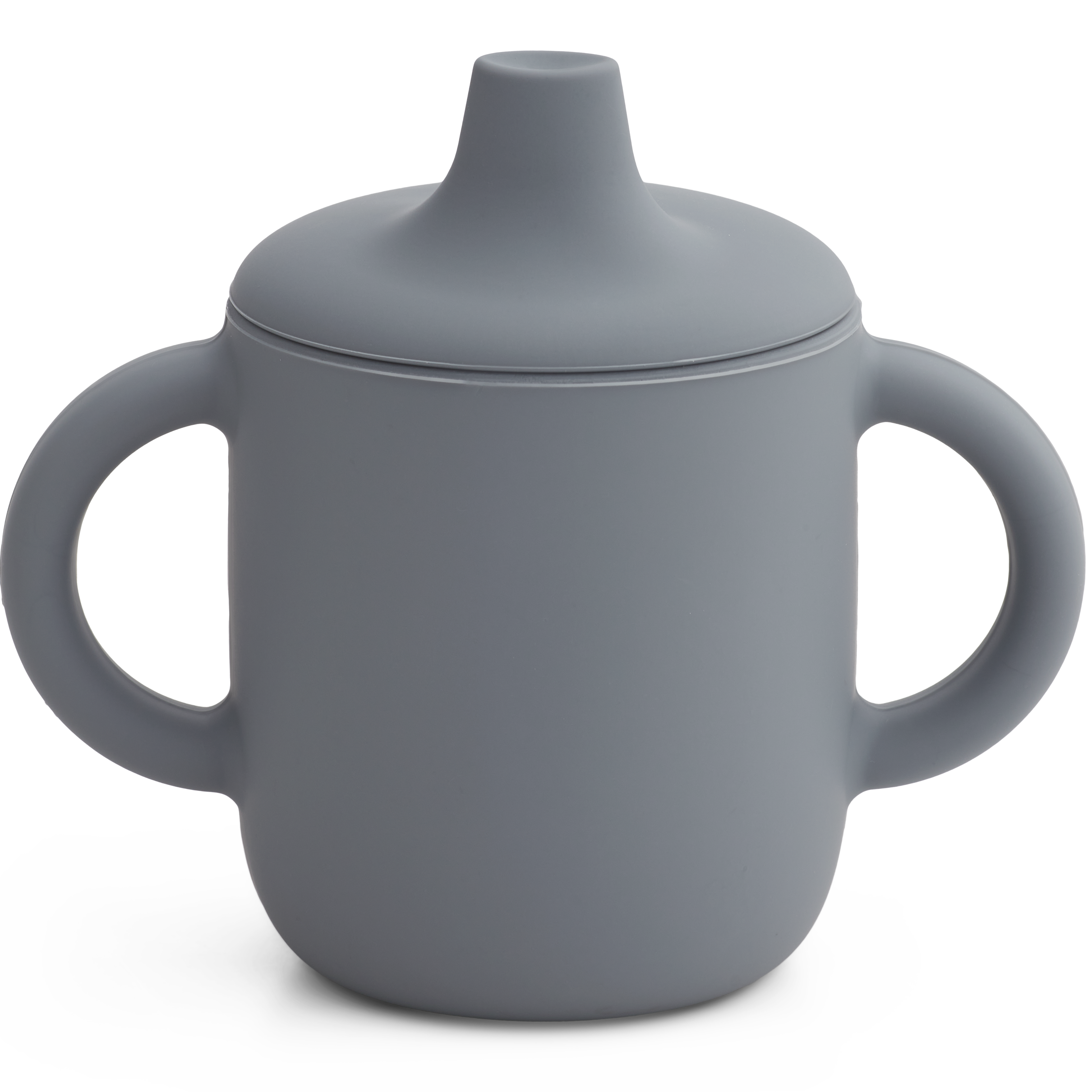 Schnabeltasse aus Silikon / Trinklerntasse mit Griffen