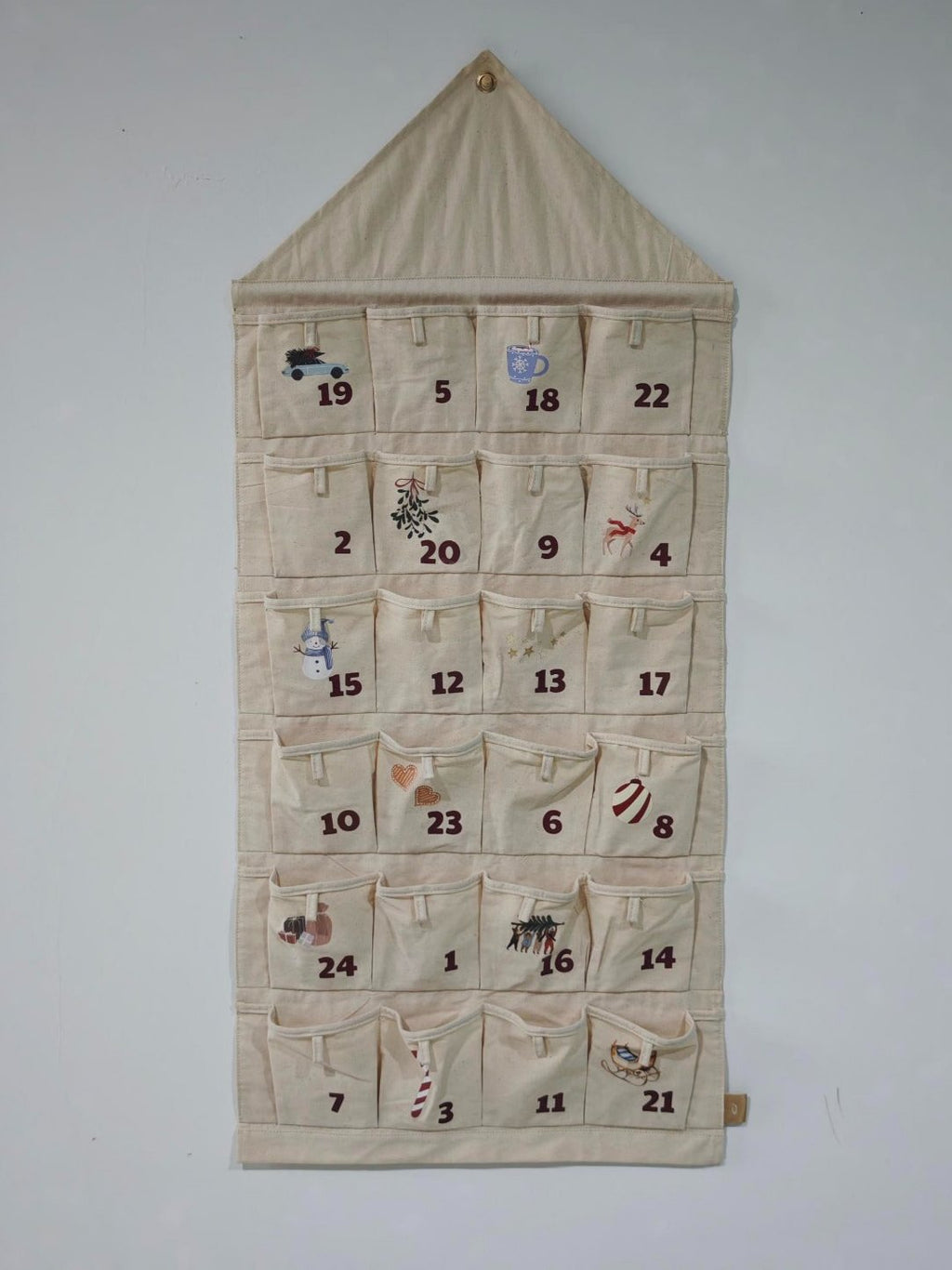 Großer Adventskalender - zum selbst Befüllen mit süßen Motiven