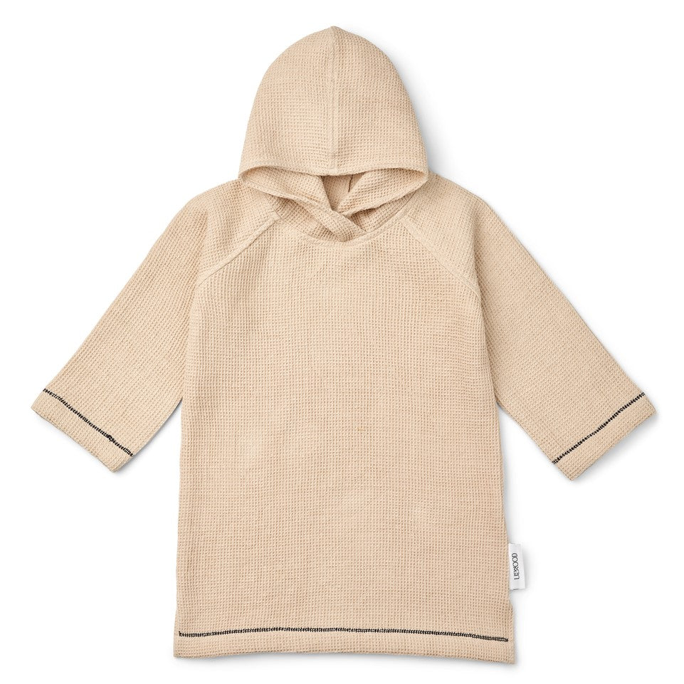 Avi Bademantel Poncho mit Kapuze und Armen - mitwachsend, ab 1 Jahr