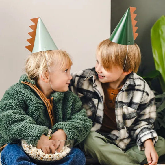 Dinosaurier Partyhüte, Dino Geburtstags Deko