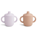 Schnabeltasse aus Silikon / Trinklerntasse im 2er Pack