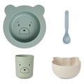 Joana Essens-Set aus Teller, Schüssel, Tasse und Löffel - perfektes Geschenk