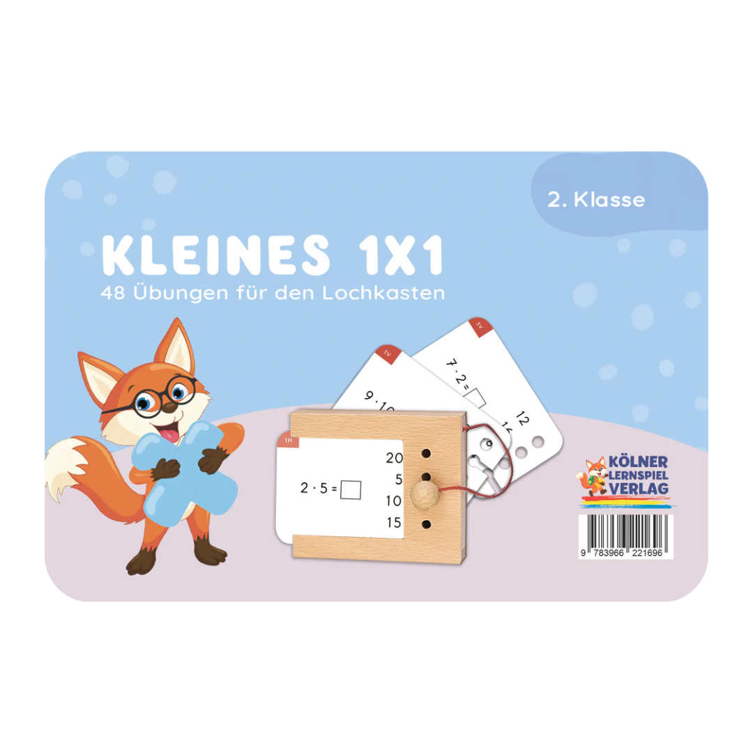 Kleines Einmaleins, 2. Klasse - Kartensatz für den Lochkasten