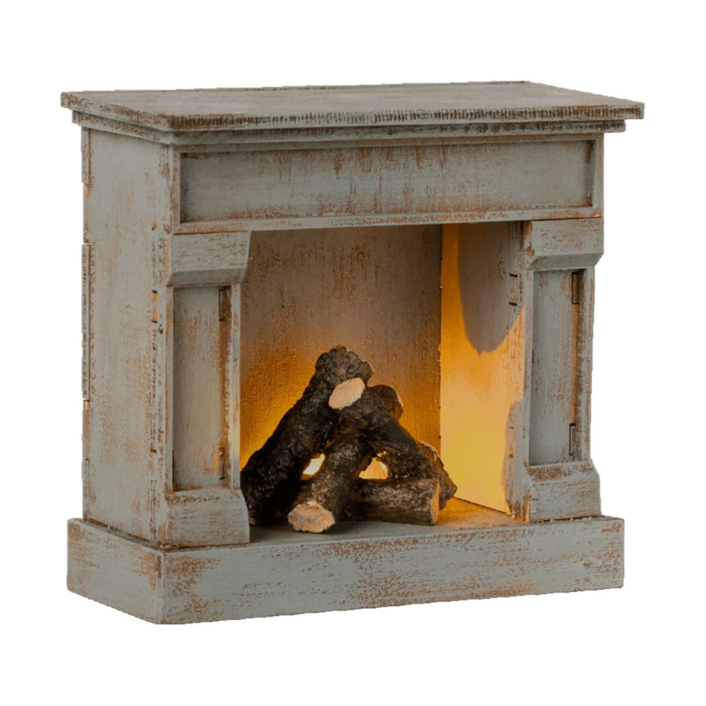 Miniatur-Kamin "Off-white" - Zubehör Maileg