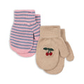 2er Set Fäustlinge Wollhandschuhe Filla