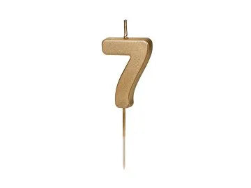 Geburtstagskerze Zahlen Kerze von 4, 6, 7, 8, 9