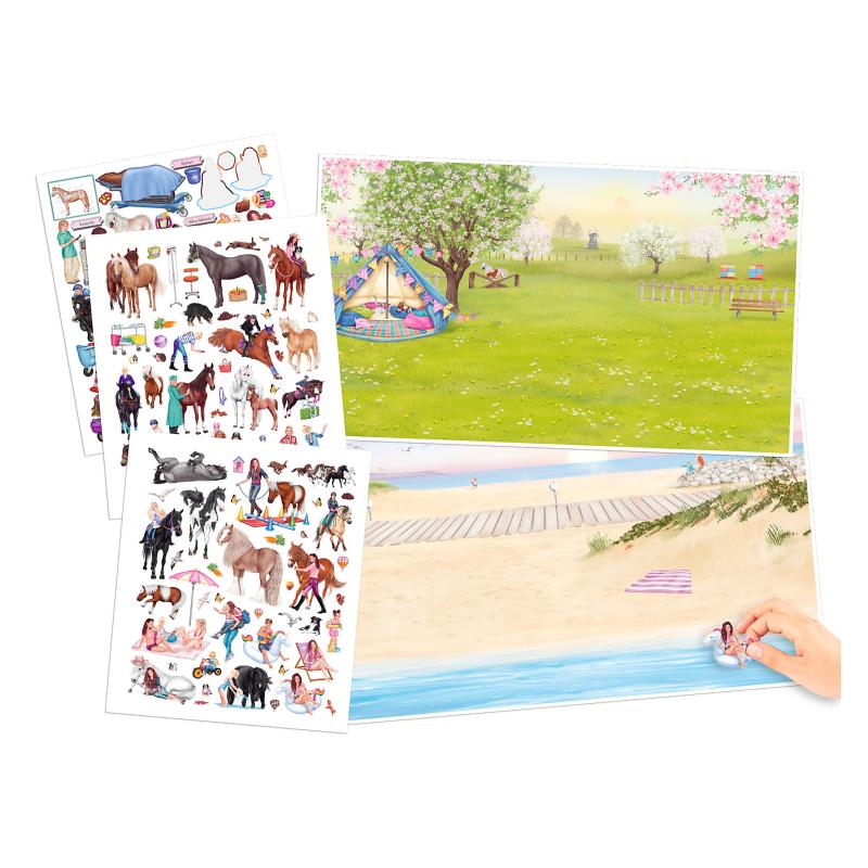Miss Melody Stickerworld - Stickerheft mit Pferden