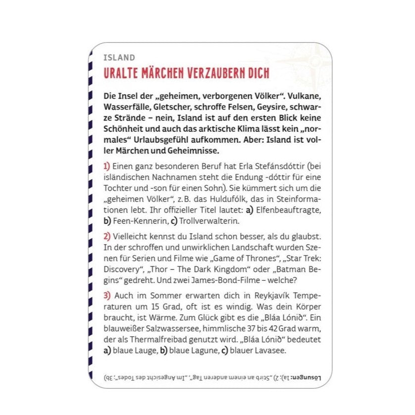 Das Quiz der 100 Sehnsuchtsorte