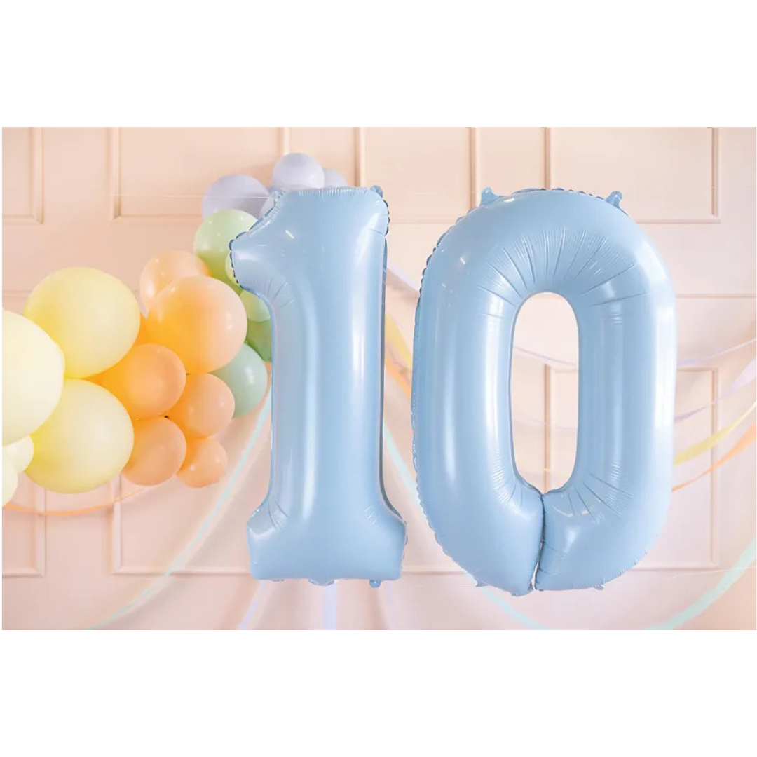 Große Zahlen Luftballons, 0 bis 9  - 72 cm hoch