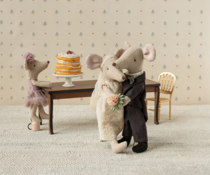 Hochzeitsmäuse Maileg in Box - Mama und Papa Maus