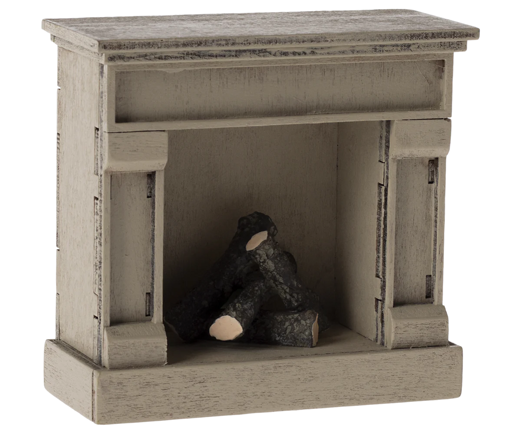 Miniatur-Kamin "Off-white" - Zubehör Maileg
