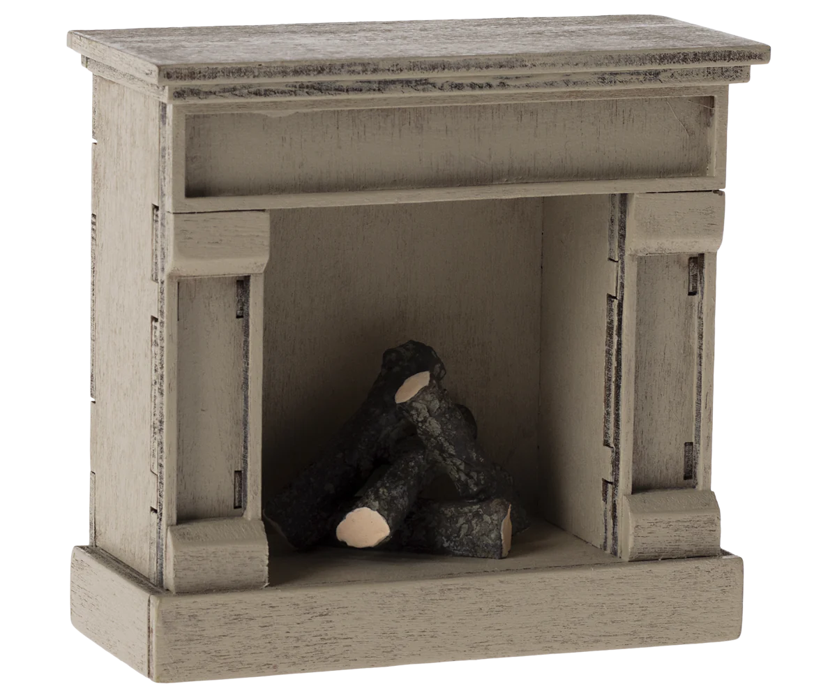 Miniatur-Kamin "Off-white" - Zubehör Maileg