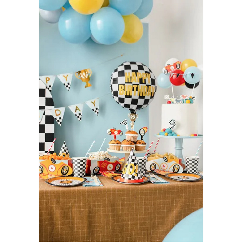 Geburtstags Folienballon Zielflagge