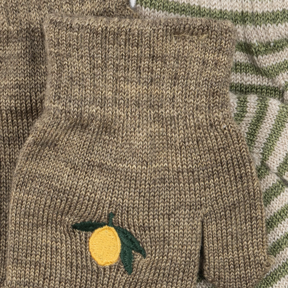 2er Set Fäustlinge Wollhandschuhe Filla